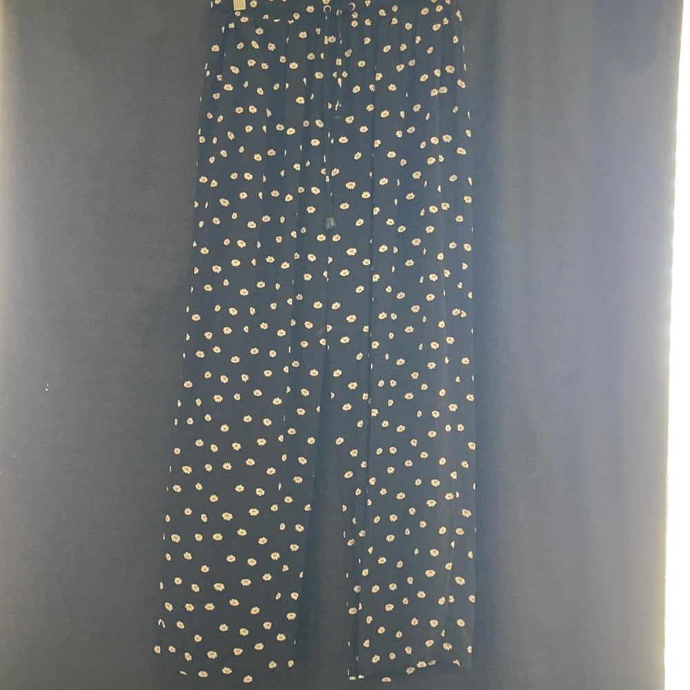 Floral print loose pants